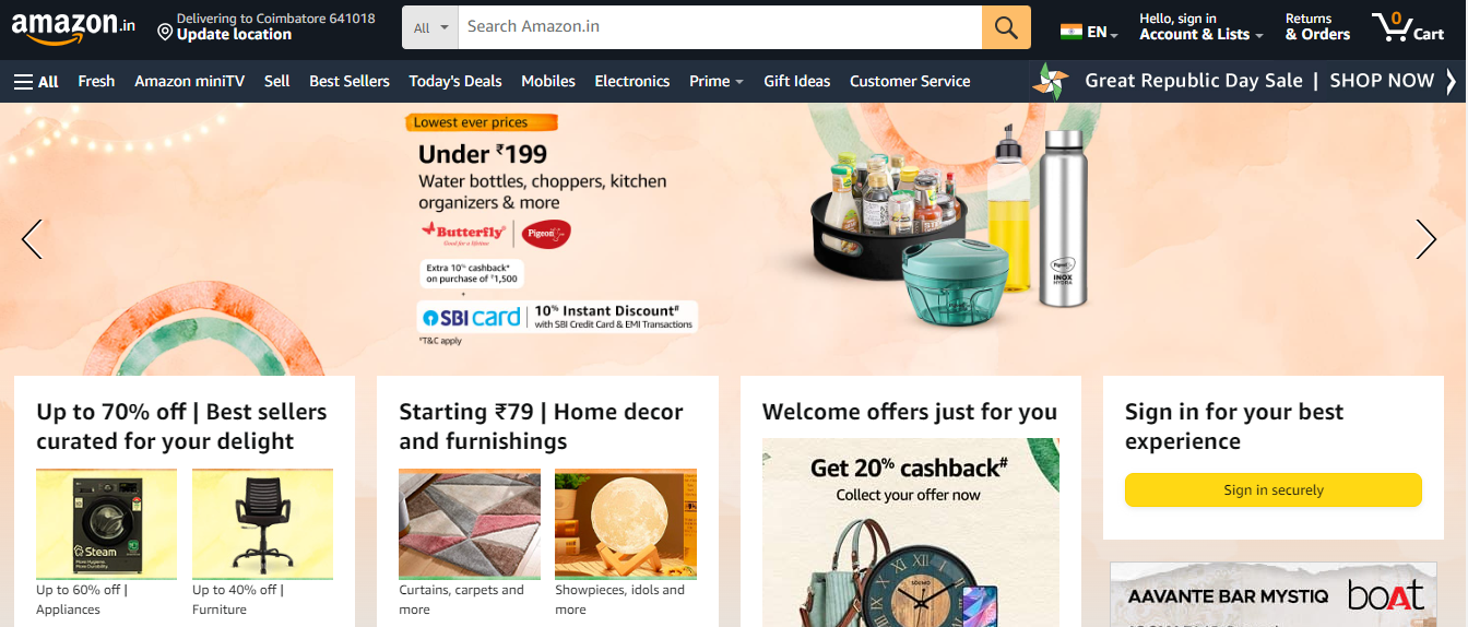 e-Commerce Platform for Small Business, e-Commerce Platform for Small Business in India