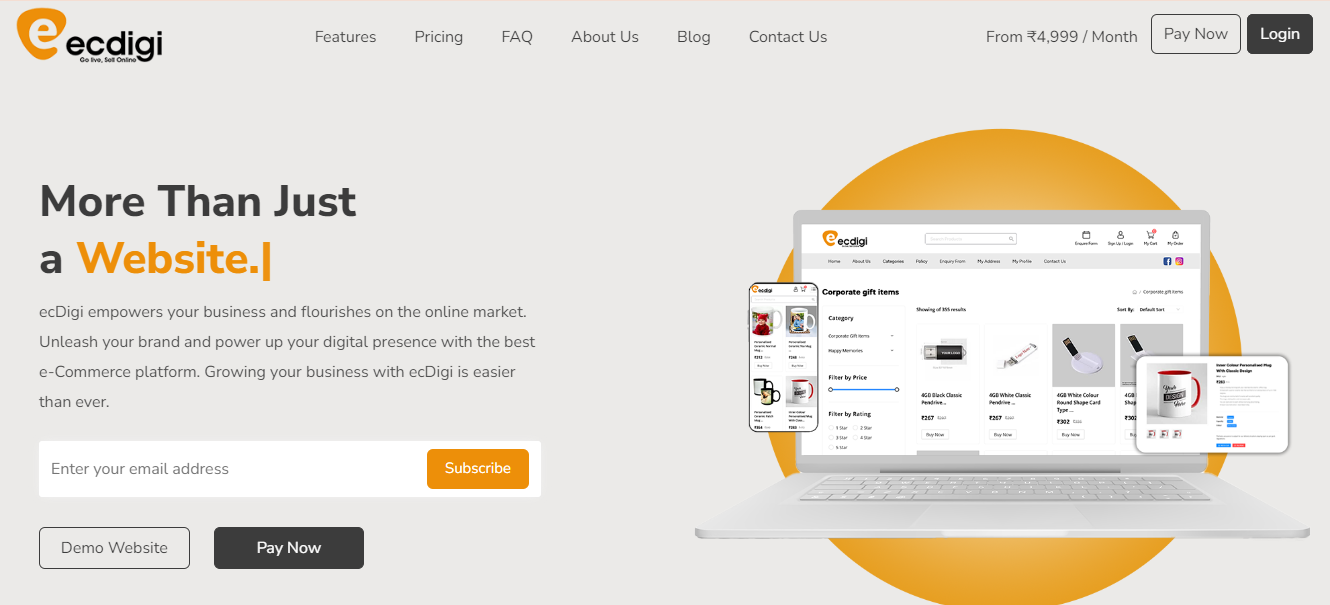 Online Store Builders | ecDigi
